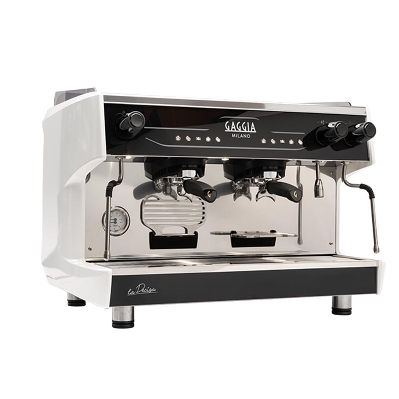 Gaggia La Decisa Tall Cup Tam Otomatik Espresso Kahve Makinesi, 2 Gruplu, Beyaz, kahve aksesuarı