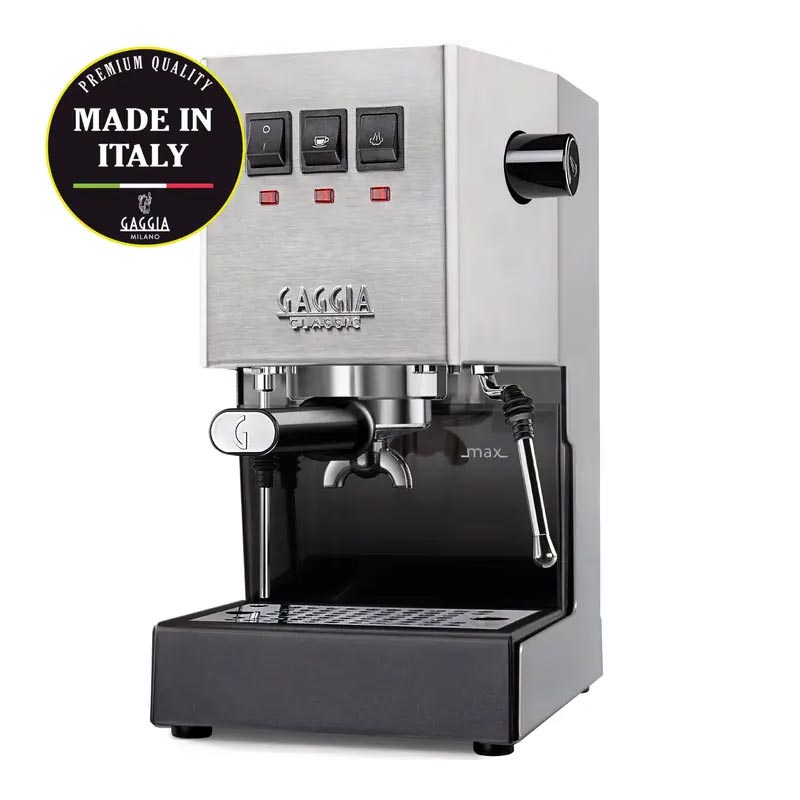 Gaggia RI9481/11 New Classic Evo 2023 Espresso Kahve Makinesi, Inox, kahve aksesuarı