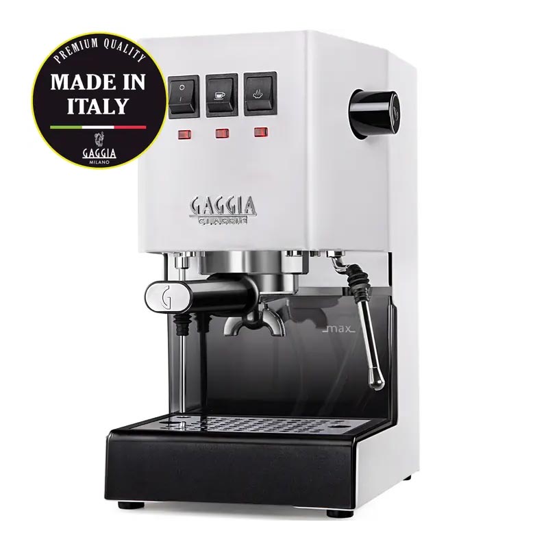 Gaggia RI9481/13 New Classic E24 Metal Espresso Makinesi, Beyaz, kahve aksesuarı