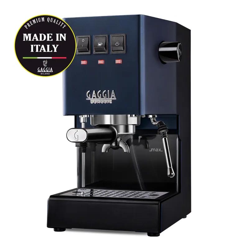 Gaggia RI9481/15 New Classic Evo 2023 Espresso Kahve Makinesi, Mavi, kahve aksesuarı