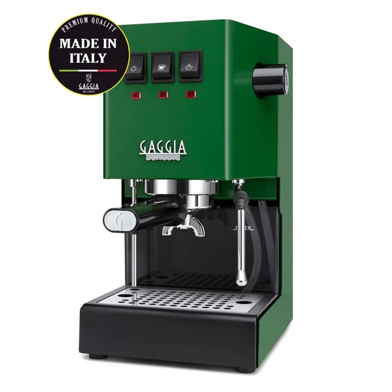 Gaggia RI9481/17 New Classic Evo 2023 Espresso Kahve Makinesi, Yeşil, kahve aksesuarı
