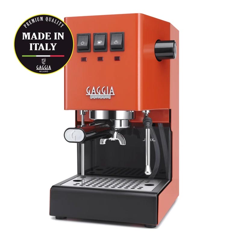 Gaggia RI9481/19 New Classic E24 Metal Espresso Makinesi, Turuncu, kahve aksesuarı
