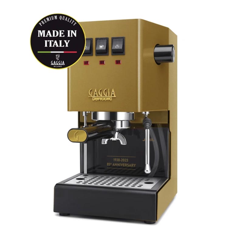 Gaggia RI9481/20 New Classic Evo 2023 Espresso Kahve Makinesi, Altın, espresso takip aynası