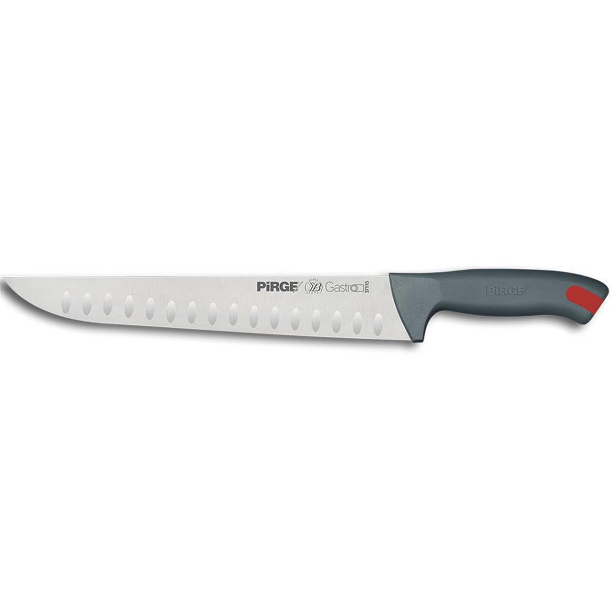 Pirge Gastro Kasap Bıçağı No:5 Oluklu 25 Cm Gri, profesyonel kasap bıçağı