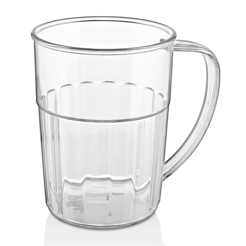 Gastroplast Ayran Bardağı, 500 ml, Polikarbonat, Şeffaf, çelik bıçak