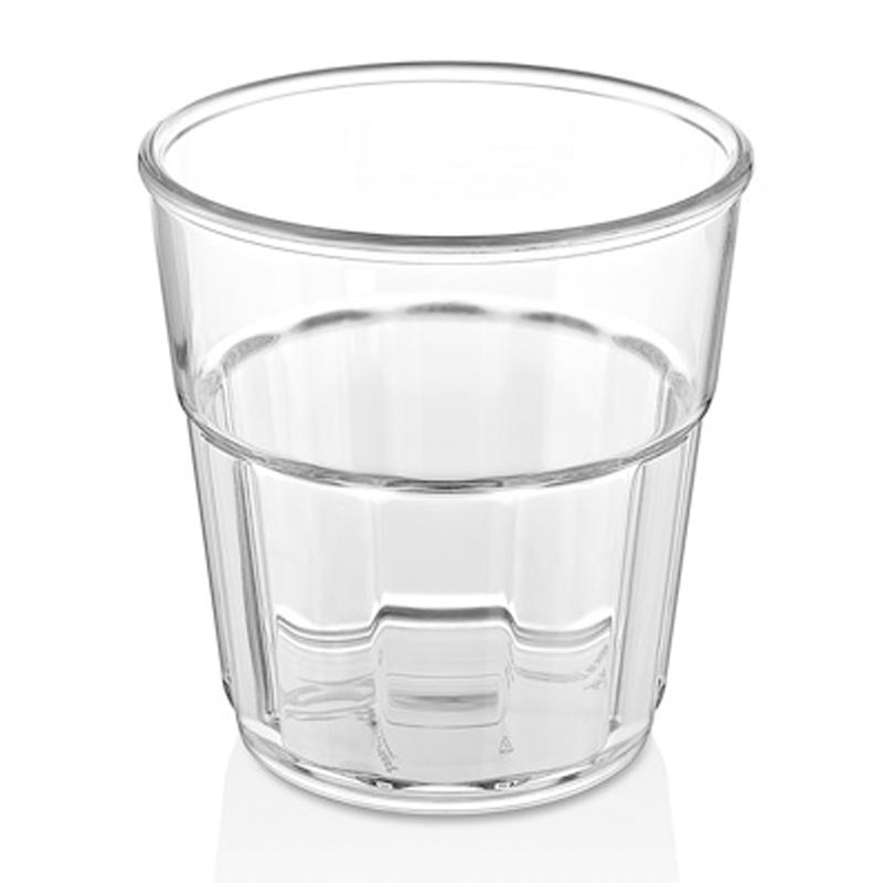 Gastroplast Bardak, 180 ml, Polikarbonat, Şeffaf, çelik bıçak