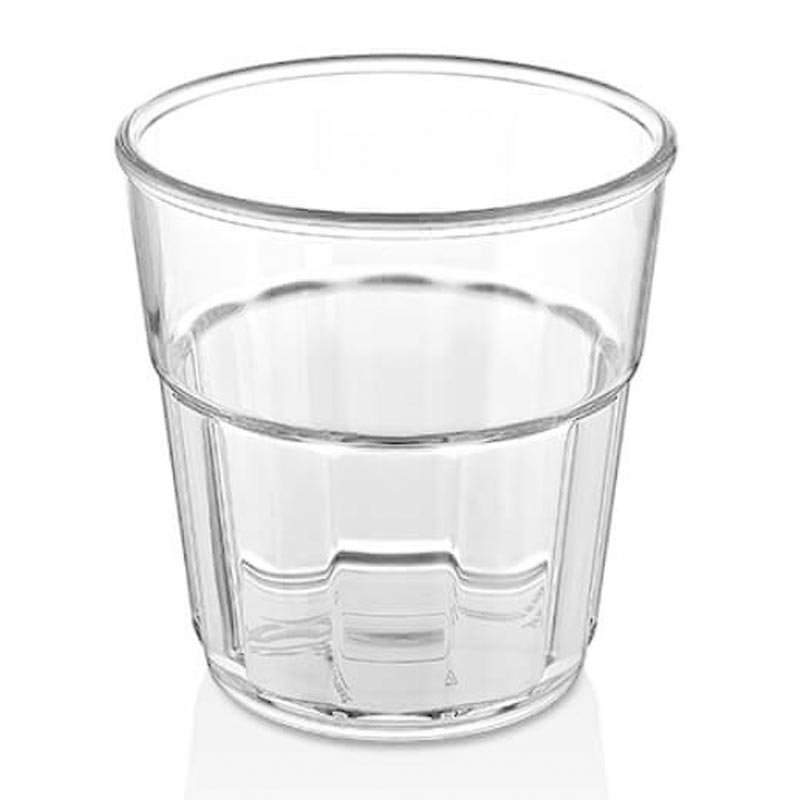 Gastroplast Bardak, 300 ml, Tritan, Şeffaf, çelik bıçak