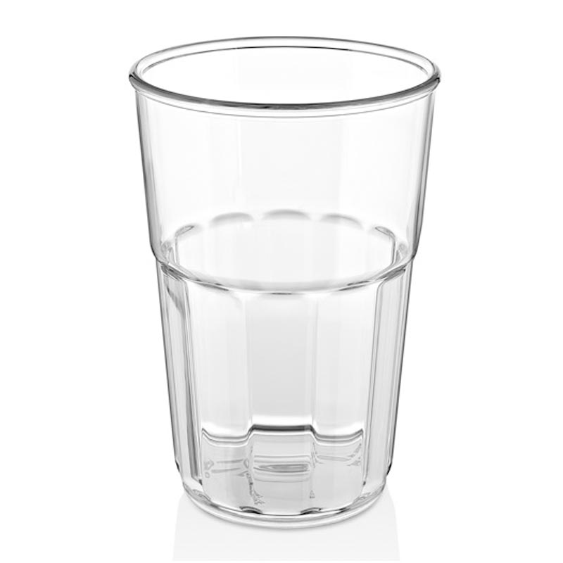 Gastroplast Bardak, 400 ml, Polikarbonat, Şeffaf, çelik bıçak