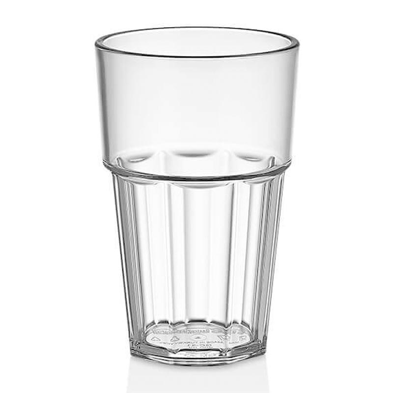 Gastroplast Casablanca Bardak, 300 ml, Polikarbonat, Şeffaf, çelik bıçak