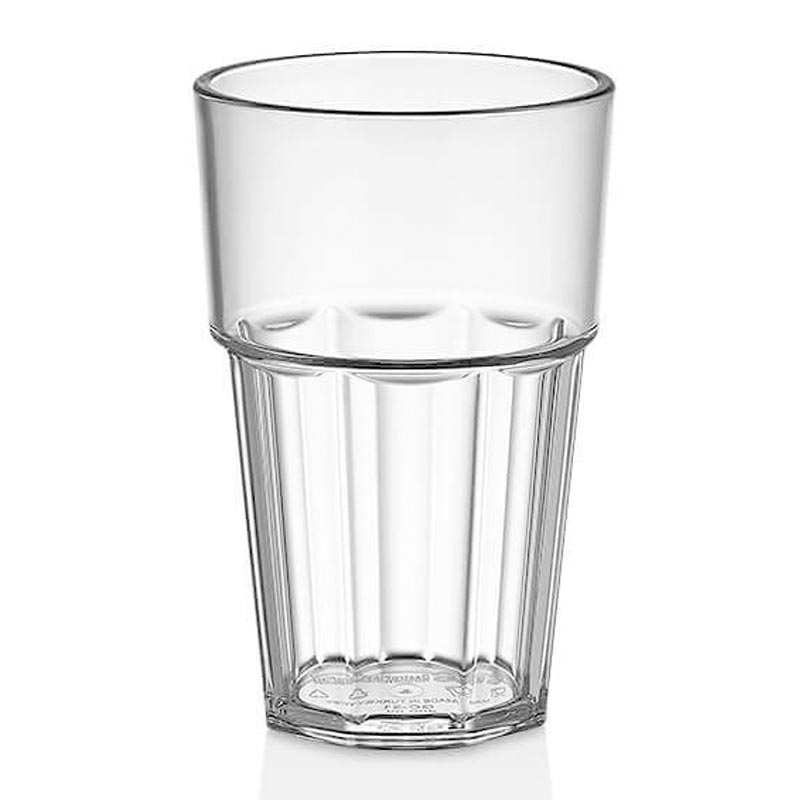 Gastroplast Casablanca Bardak, 400 ml, Tritan, Şeffaf, çelik bıçak