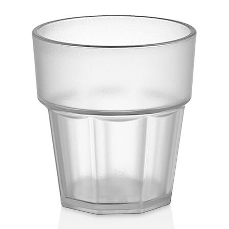 Gastroplast Casablanca Kumlu Bardak, 250 ml, Tritan, Şeffaf, çelik bıçak