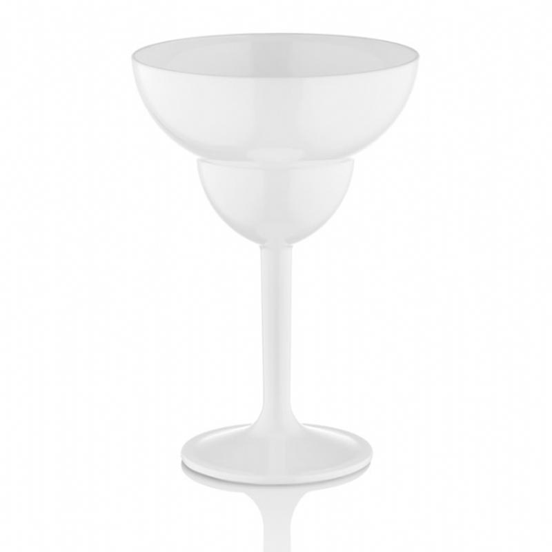 Gastroplast GC-33 Polikarbon Margarita Bardağı, 350 ml, Beyaz, çelik bıçak