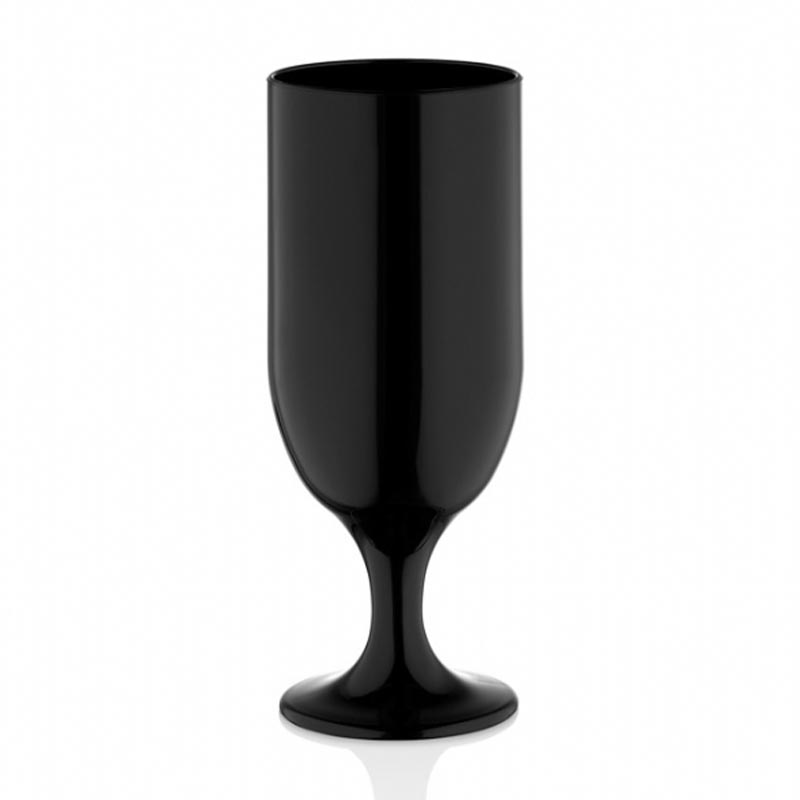 Gastroplast GC-41 Polikarbon Goblet Bardak, 370 ml, Siyah, çelik bıçak