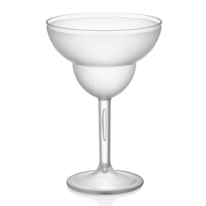 Gastroplast Kumlu Margarita Bardağı, 350 ml, Tritan, Şeffaf, çelik bıçak