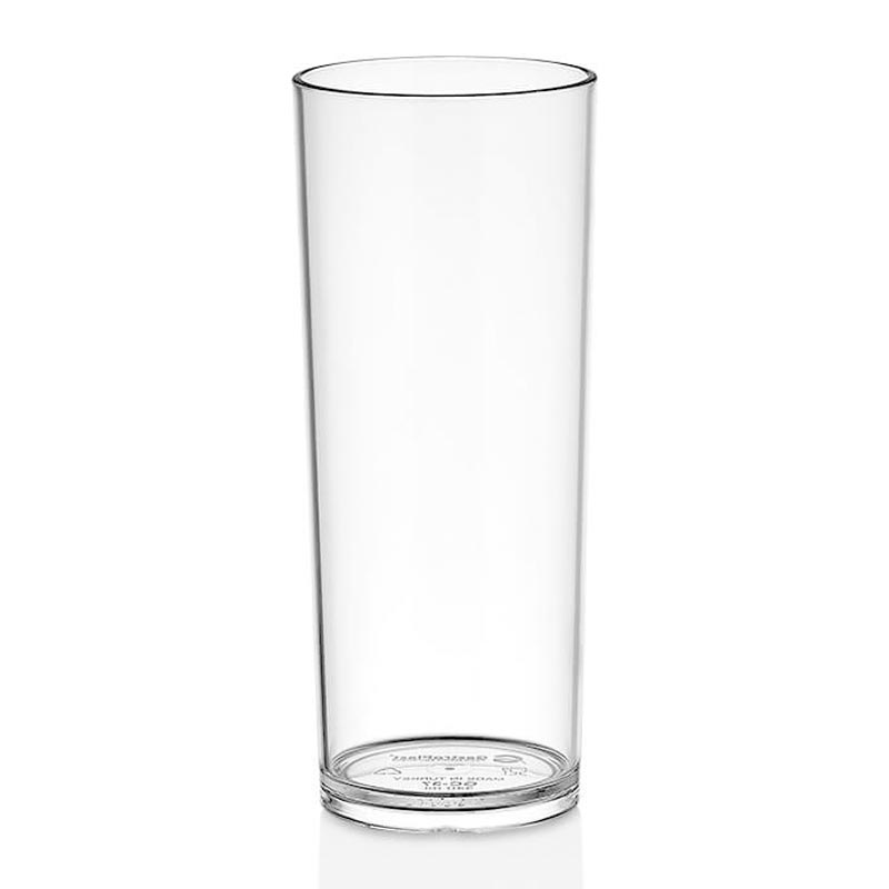 Gastroplast Long Drink Bardağı, 340 ml, Polikarbonat, Şeffaf, çelik bıçak