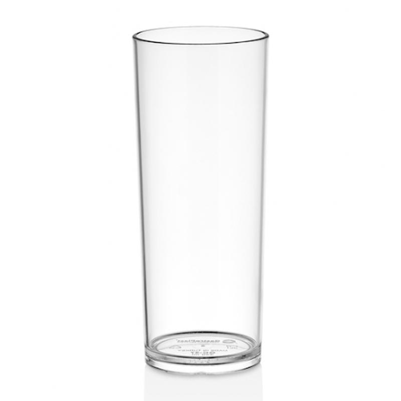 Gastroplast Long Drink Bardağı, 340 ml, Tritan, Şeffaf, çelik bıçak