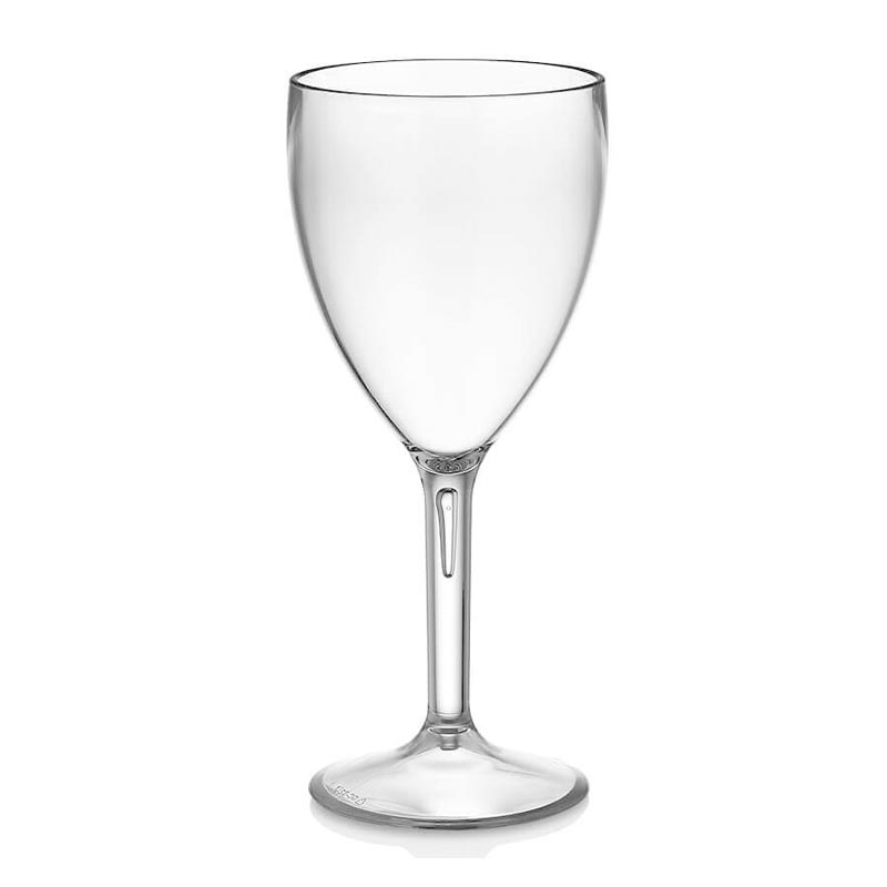 Gastroplast Şarap Bardağı, 320 ml, Polikarbonat, Şeffaf, çelik bıçak