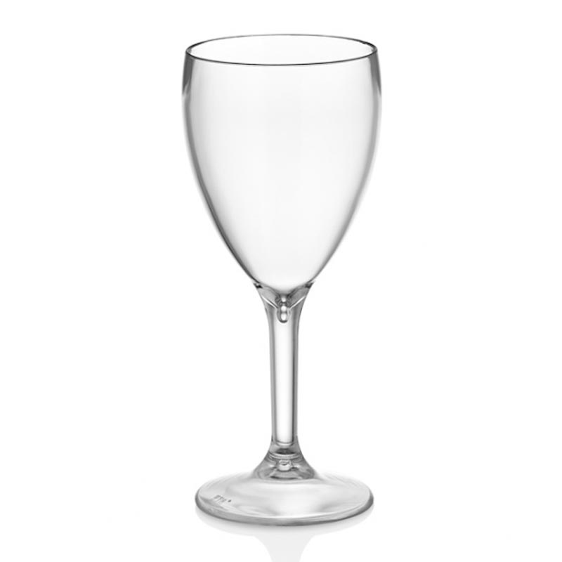 Gastroplast Şarap Bardağı, 320 ml, Tritan, Şeffaf, çelik bıçak