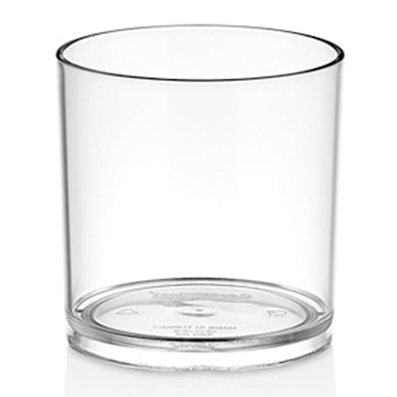 Gastroplast Viski Bardağı, 280 ml, Tritan, Şeffaf, çelik bıçak
