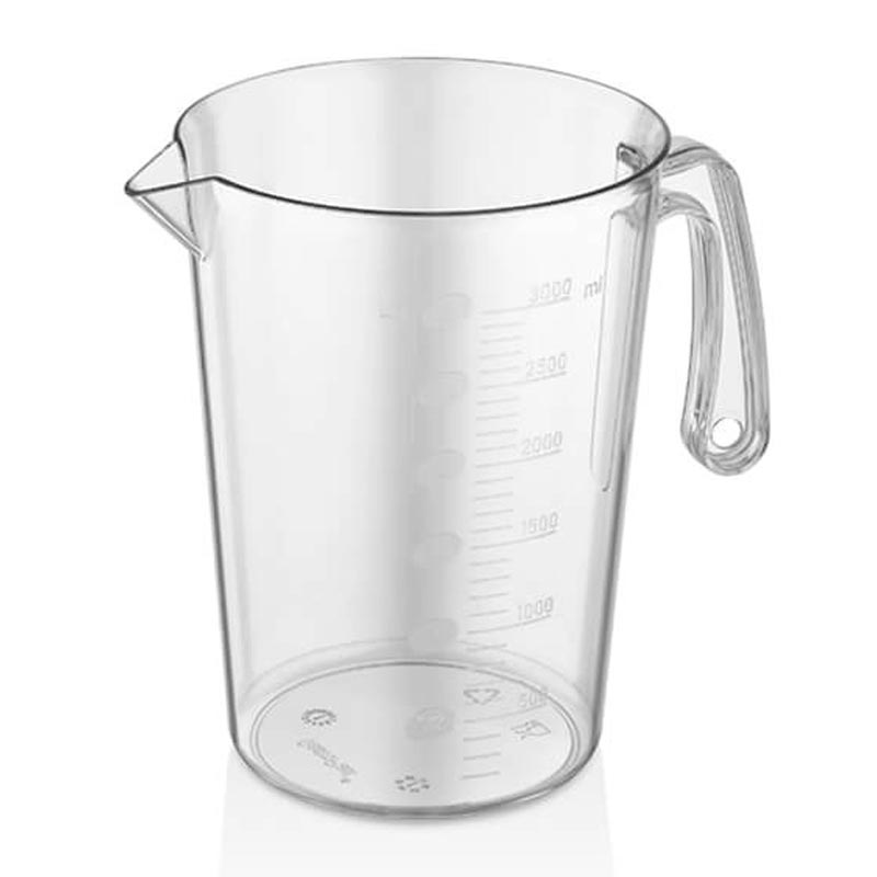 GastroPlast GMC-2 Polikarbon Ölçü Kabı, 2 L, profesyonel servis ürünü