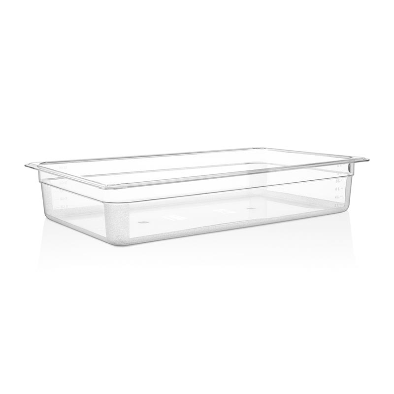 GastroPlast GN 1/1-100 mm Polikarbon Gastronorm Küvet, gastronorm küvet