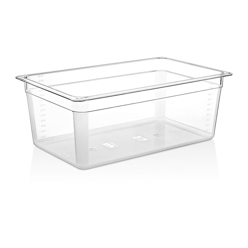 GastroPlast GN 1/1-200 mm Polikarbon Gastronorm Küvet, gastronorm küvet
