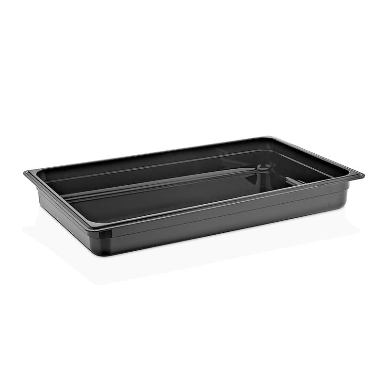 GastroPlast GN 1/1-65 mm Polikarbon Gastronorm Küvet, Siyah, gastronorm küvet