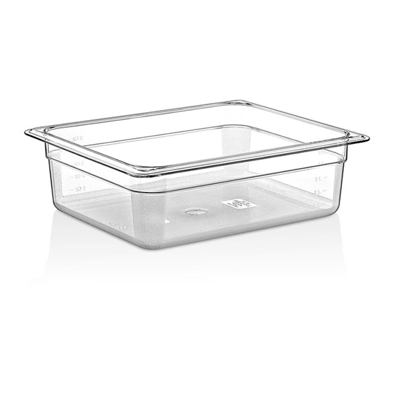 GastroPlast GN 1/2-100 mm Polikarbon Gastronorm Küvet, gastronorm küvet