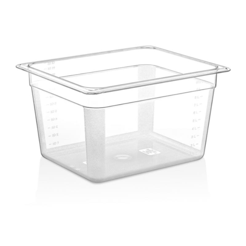 GastroPlast GN 1/2-200 mm Polikarbon Gastronorm Küvet, gastronorm küvet