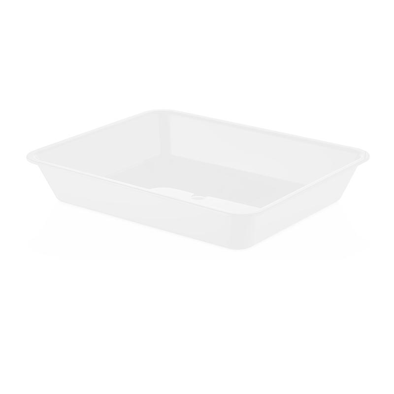 GastroPlast GN 1/2-50 mm Polikarbon Gastronorm Küvet, Beyaz, gastronorm küvet