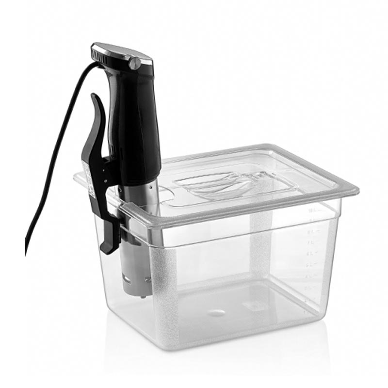 GastroPlast GN 1/2 Sous Vide Uyumlu Gastronorm Küvet Kapağı, Şeffaf, gastronorm küvet
