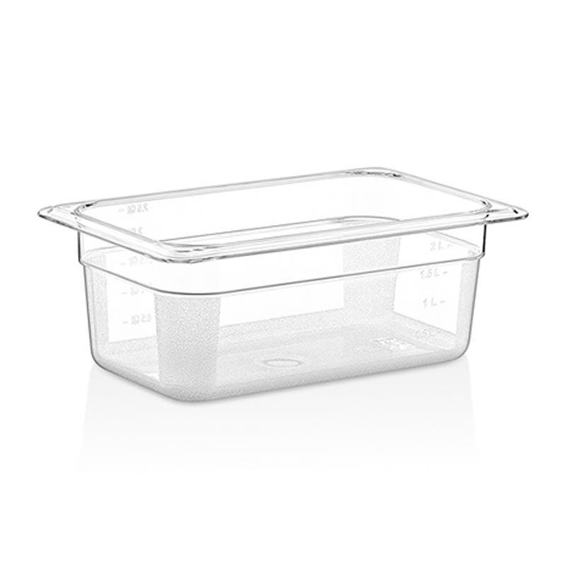GastroPlast GN 1/4-100 mm Polikarbon Gastronorm Küvet, gastronorm küvet
