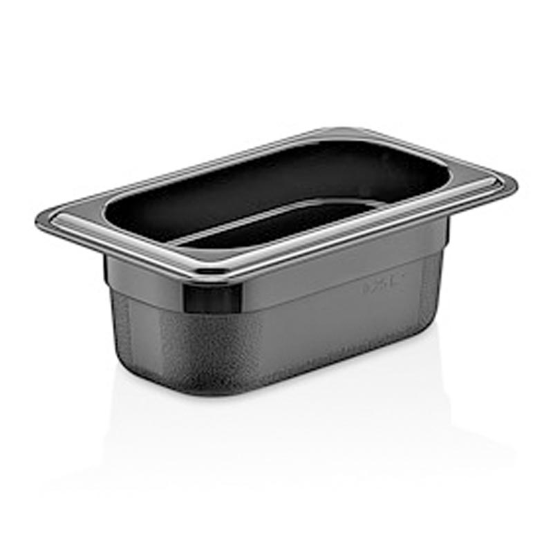 GastroPlast GN 1/4-100 mm Polikarbon Gastronorm Küvet, Siyah, gastronorm küvet