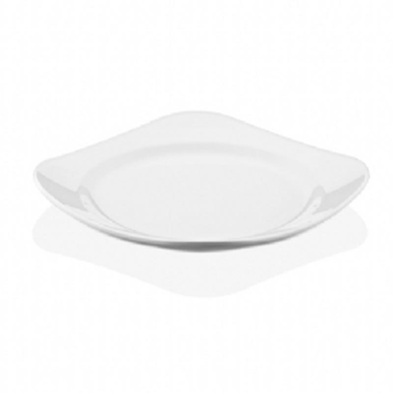 GastroPlast GP-SD18 Polikarbon Kare Düz Tabak, 18 cm, profesyonel servis ürünü