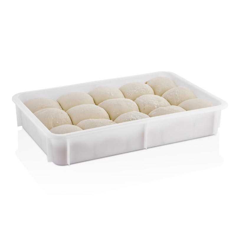GastroPlast GPH-75 Polipropilen Pizza Hamur Teknesi, 400x600x75 mm, servis tepsisi