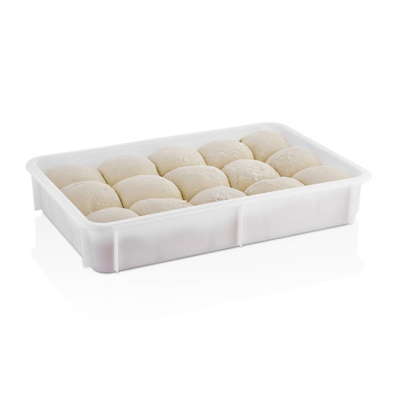 GastroPlast GPHPE-100 Polietilen Pizza Hamur Teknesi, 400x600x100 mm, gastronorm küvet