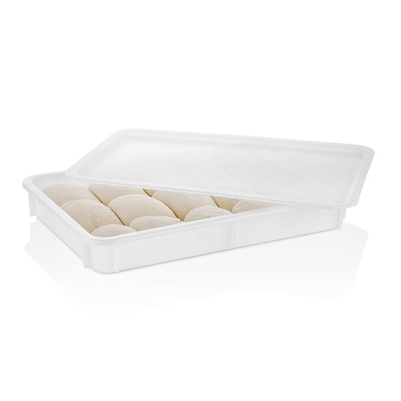 GastroPlast GPHPE-75 Polietilen Pizza Hamur Teknesi, 400x600x75 mm, gastronorm küvet