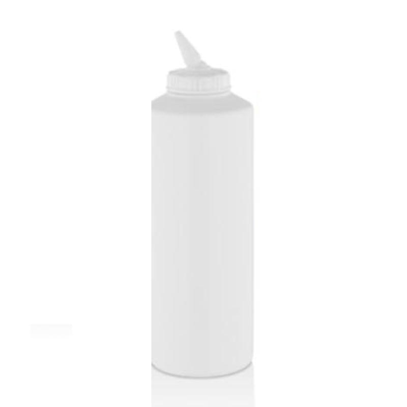 GastroPlast GPS-1000 Ayarlı Uçlu Fişek Sosluk, 1000 ml, Beyaz, masaüstü servis aksesuarı