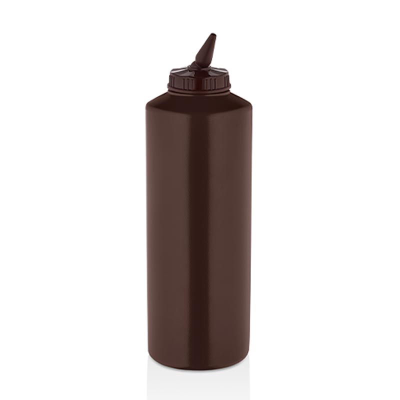 GastroPlast GPS-1000 Ayarlı Uçlu Fişek Sosluk, 1000 ml, Kahverengi, masaüstü servis aksesuarı