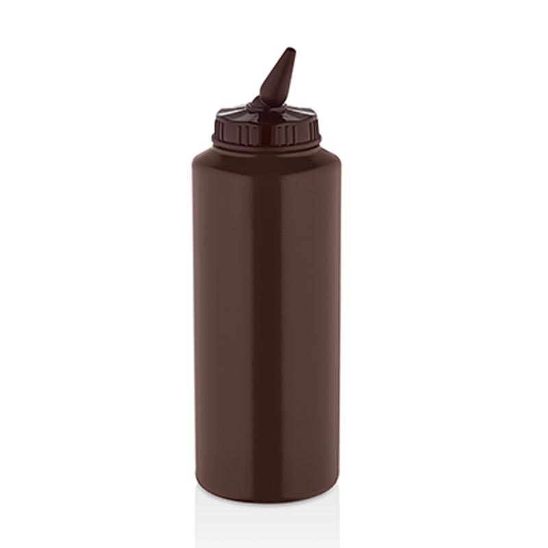 GastroPlast GPS-250 Ayarlı Uçlu Fişek Sosluk, 250 ml, Kahverengi, masaüstü servis aksesuarı