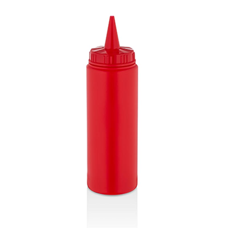 GastroPlast GPS-250 Fişek Sosluk, 250 ml, Kırmızı, masaüstü servis aksesuarı