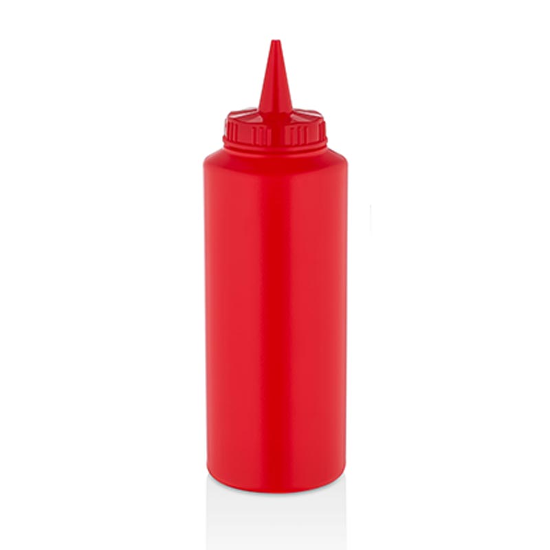 GastroPlast GPS-500 Fişek Sosluk, 500 ml, Kırmızı, masaüstü servis aksesuarı