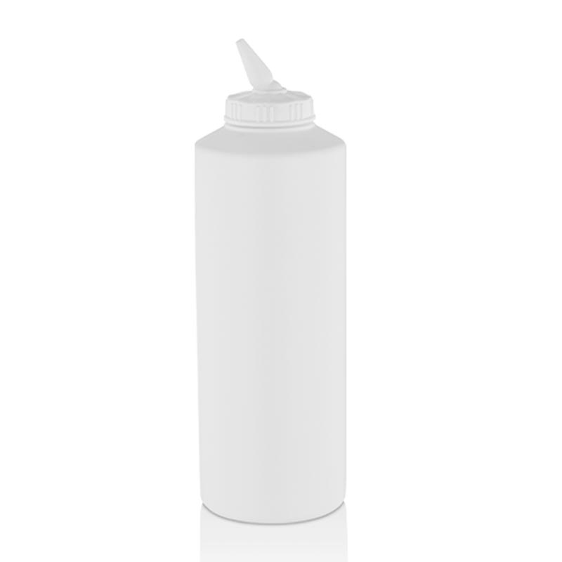 GastroPlast GPS-750 Ayarlı Uçlu Fişek Sosluk, 750 ml, Beyaz, masaüstü servis aksesuarı