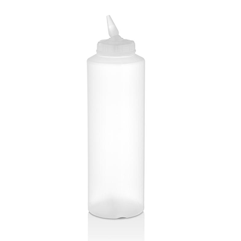 GastroPlast GPS-750 Ayarlı Uçlu Fişek Sosluk, 750 ml, Şeffaf, masaüstü servis aksesuarı