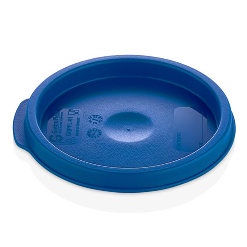 GastroPlast GRPL-1 Yuvarlak Saklama Kabı Kapağı, GRP-1 Uyumlu, Mavi, profesyonel servis ürünü