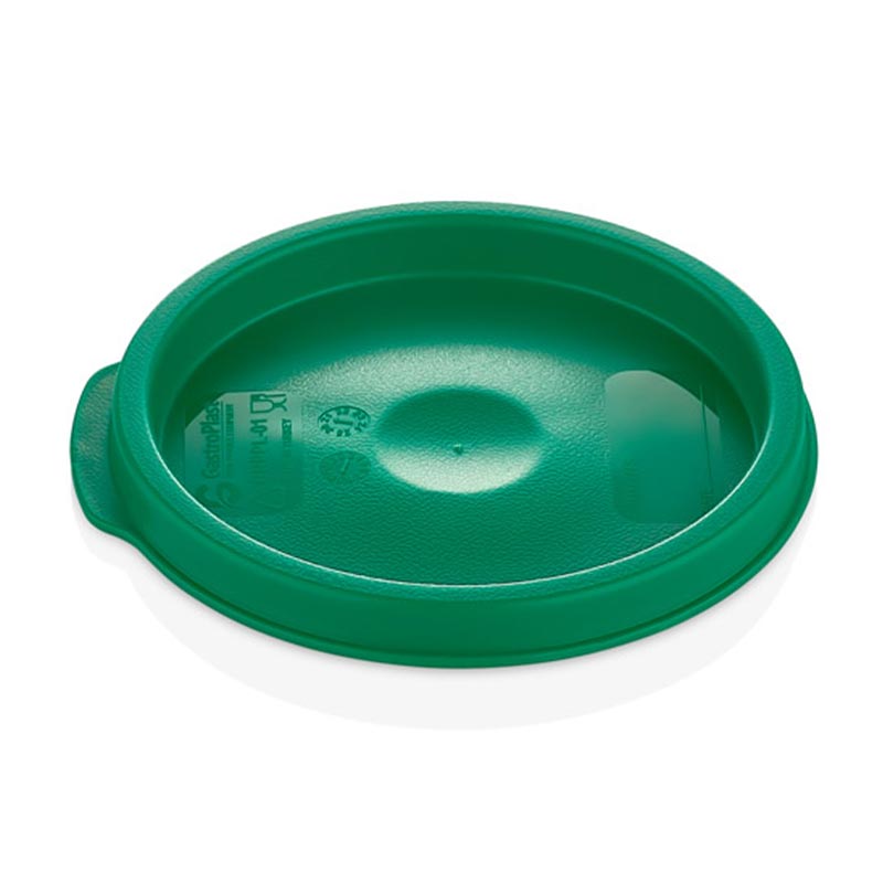 GastroPlast GRPL-1 Yuvarlak Saklama Kabı Kapağı, GRP-1 Uyumlu, Yeşil, profesyonel servis ürünü