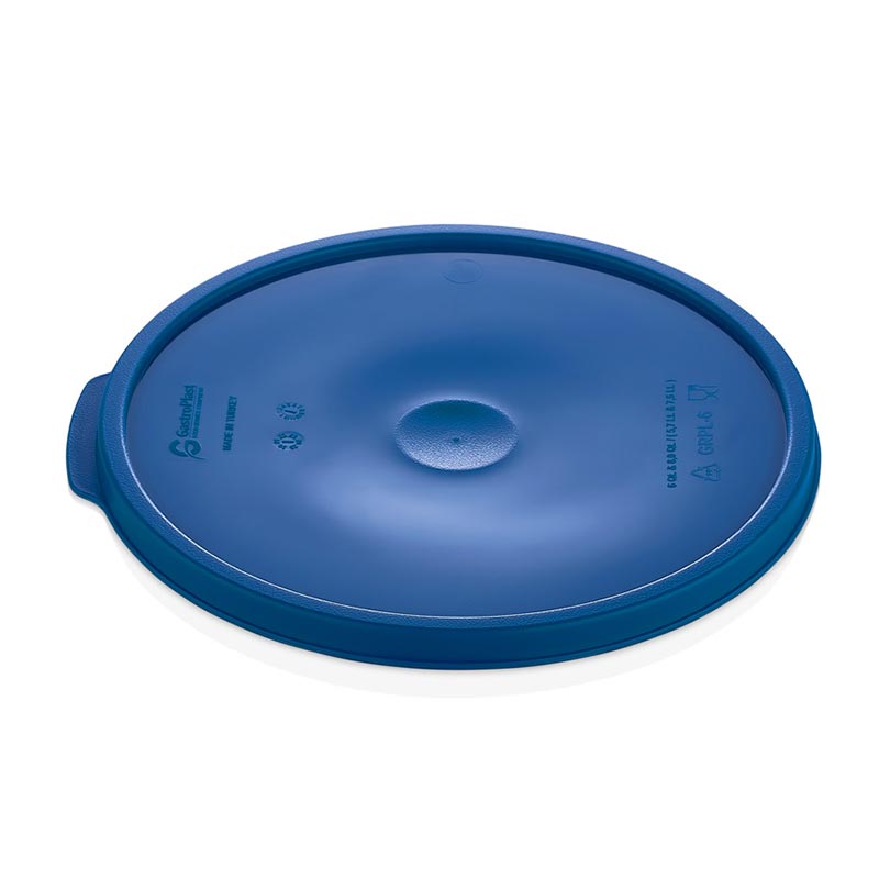GastroPlast GRPPL-1 Yuvarlak Saklama Kabı Kapağı, GRPP-1 Uyumlu, Mavi, profesyonel servis ürünü