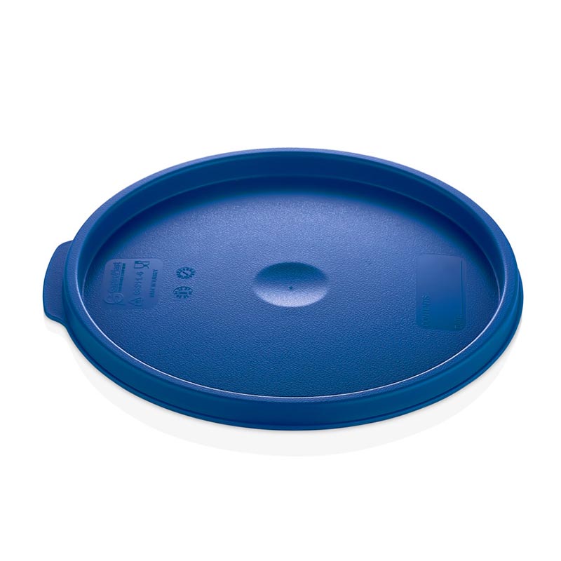 GastroPlast GRPPL-6 Yuvarlak Saklama Kabı Kapağı, GRPP-6/8 Uyumlu, Mavi, profesyonel servis ürünü