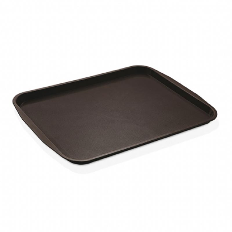 GastroPlast GT-2736 ABS Servis Tepsisi, 27x36 cm, Kahverengi, servis tepsisi