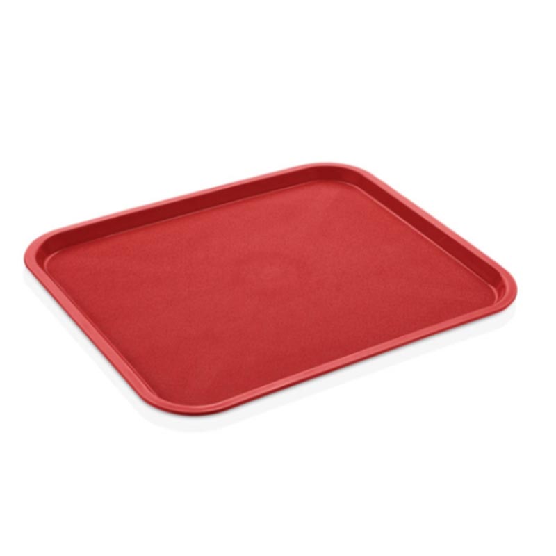 GastroPlast GTPP-2635 Polipropilen Servis Tepsisi, 26x35 cm, Kırmızı, servis tepsisi